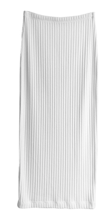 Rib Knit Pencil Skirt