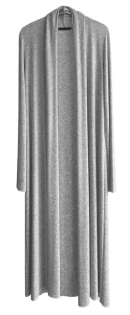 Heathered Long Duster Cardigan