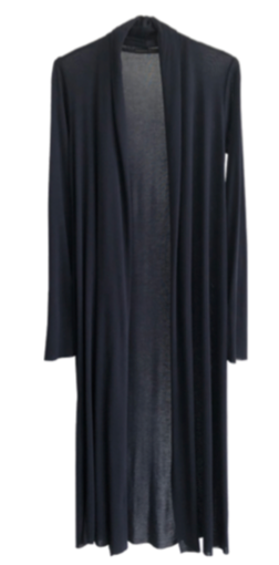 Tencel Rib 1 x 1 Knit Duster Cardigan