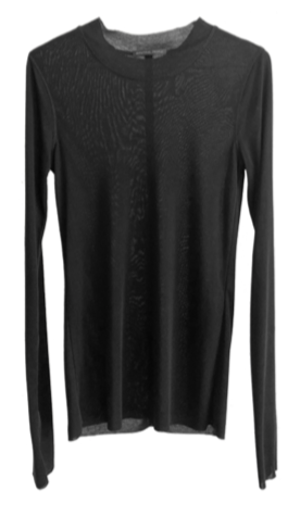 Tencel Rib 1 x 1 Long Sleeved Pull Over