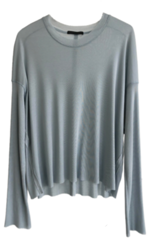 Tencel Rib 1 x 1 Long Sleeved Flow Top